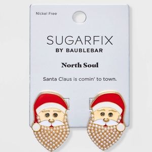 Sugarfix by Baublebar Santa Claus Statement Earrings